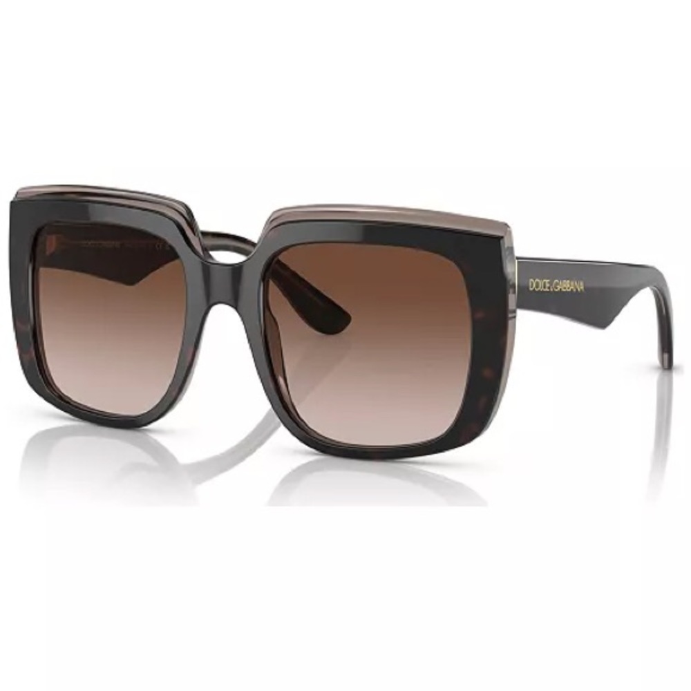 Dolce & Gabbana Sunglasses,DG4414,54MM HAVANA ON TRANSPARENT BROWN Case …